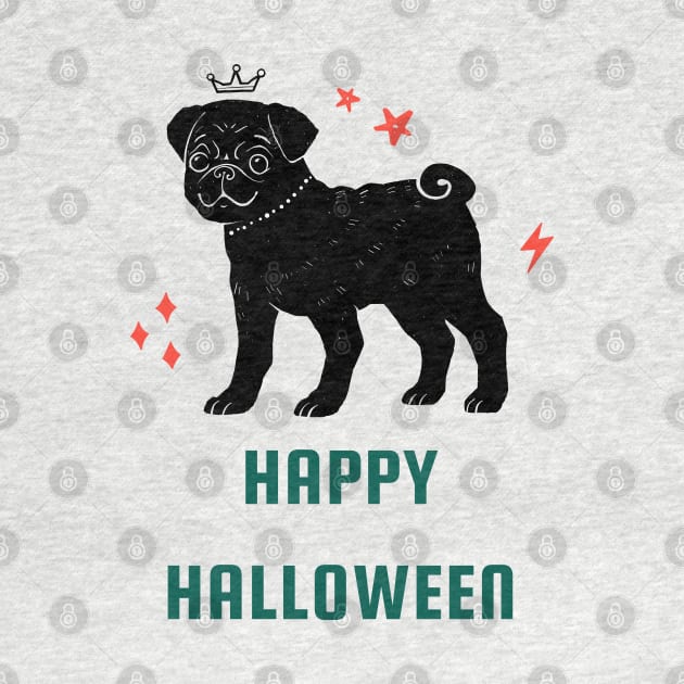 Pug Halloween by Mplanet